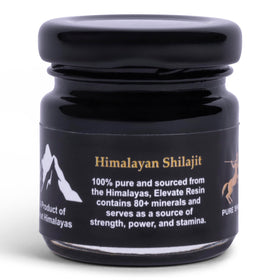 Pindari Résine de Shilajit Pure 500mg en cuillère