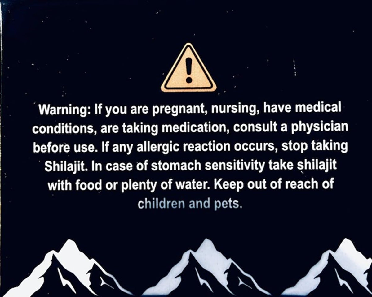 Pindari Résine de Shilajit Pure 500mg près des montagnes