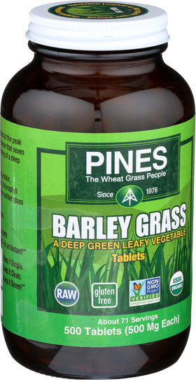 Pines Orge Vert Bio 500 tablettes - vue arrière