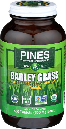 Pines Orge Vert Bio 500 tablettes - vue de face