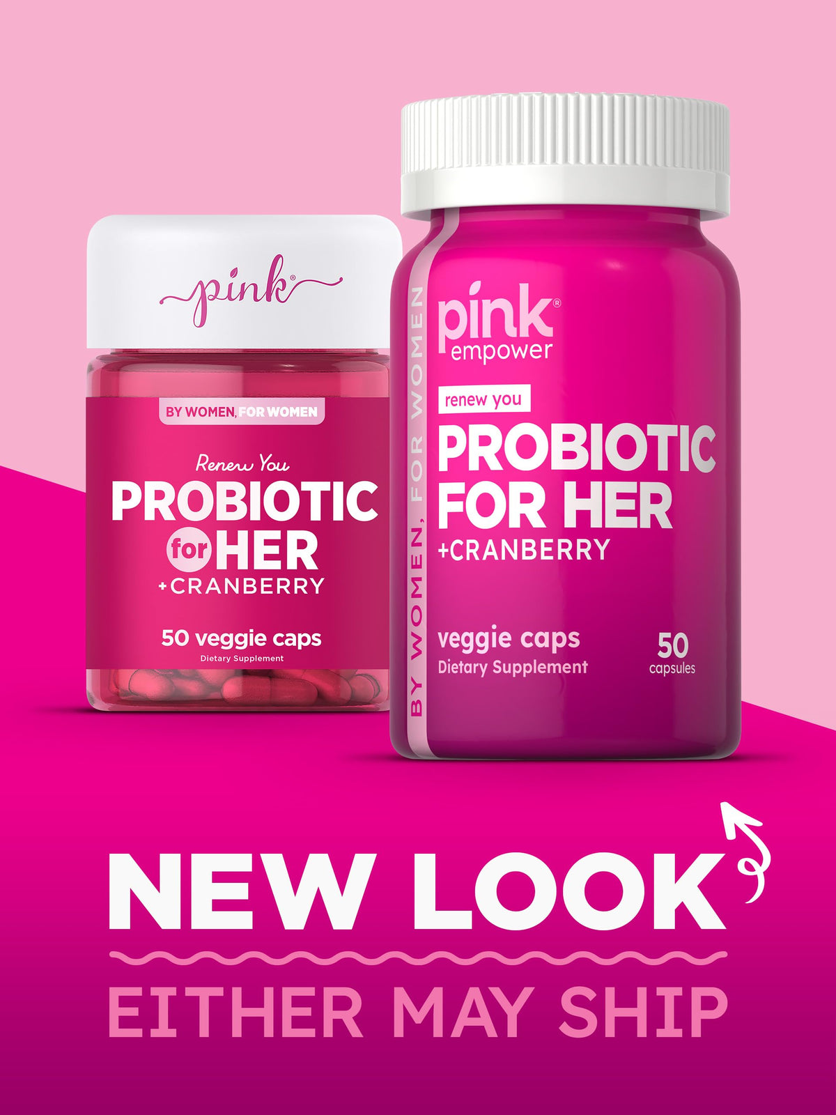 PINK Probiotiques pour Femmes 59g côté