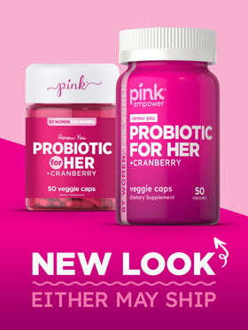 PINK Probiotiques pour Femmes 59g côté