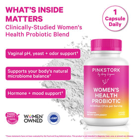 Pink Stork complément probiotique 30 capsules emballage