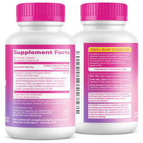 Pink Stork Probiotique de Lactation 30 Capsules dans un environnement de cuisine