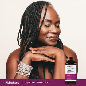 Piping Rock Acide Hyaluronique 100mg avec verre d'eau