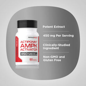 Piping Rock AMPK 450 mg gélules dans un verre