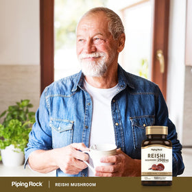 Piping Rock Capsules de Champignon Reishi à côté d'autres compléments alimentaires