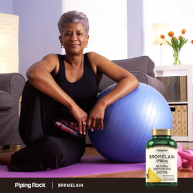 Piping Rock Complément Alimentaire Bromélaïne 1700 mg - Capsules ouvertes