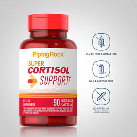 Piping Rock Complément Alimentaire Cortisol Manager étiquette avec ingrédients