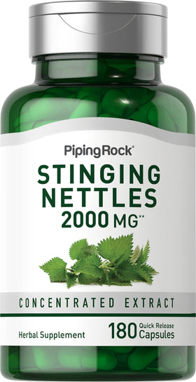 Piping Rock Complément Alimentaire Ortie 180 Capsules vue de face