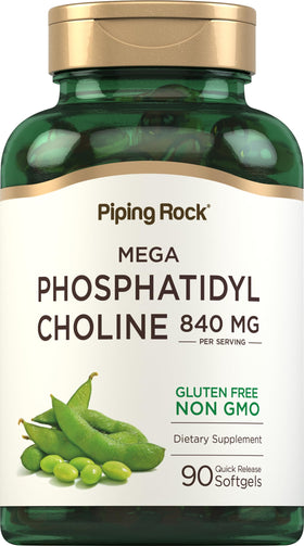 Piping Rock Complément Phosphatidylcholine 840mg gélules en vue de face