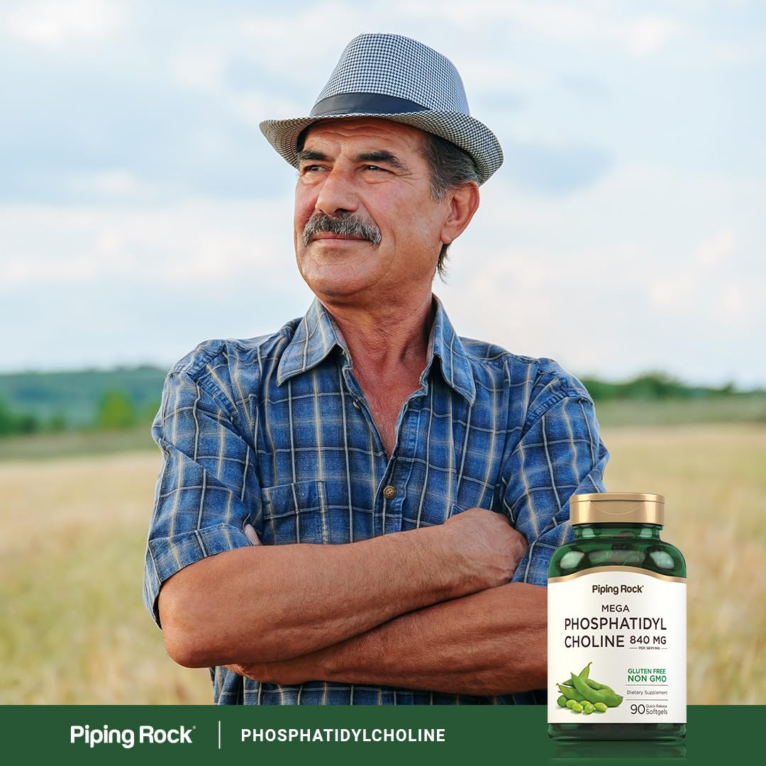 Piping Rock Complément Phosphatidylcholine avec ingrédients de confiance