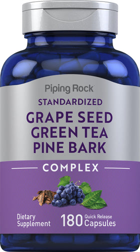 Piping Rock Complexe de Graines de Raisin 180 capsules, vue de face