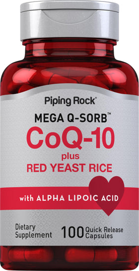 Piping Rock CoQ10 120mg capsules vue de face