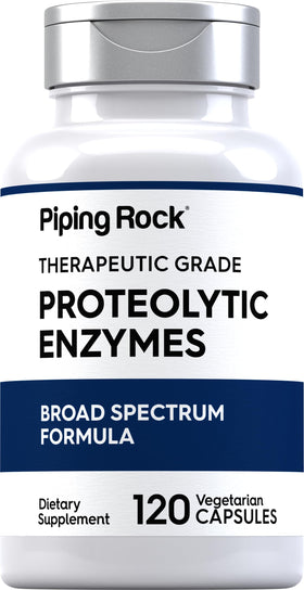 Piping Rock Enzymes Protéolytiques 120 Capsules vue de face