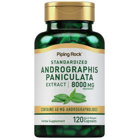 Piping Rock Extrait d'Andrographis Paniculata 120 Capsules vue avant