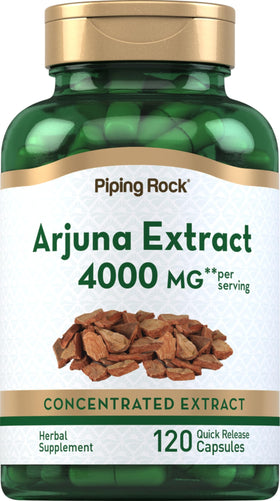 Piping Rock Extrait d'Arjuna 120 Capsules vue avant