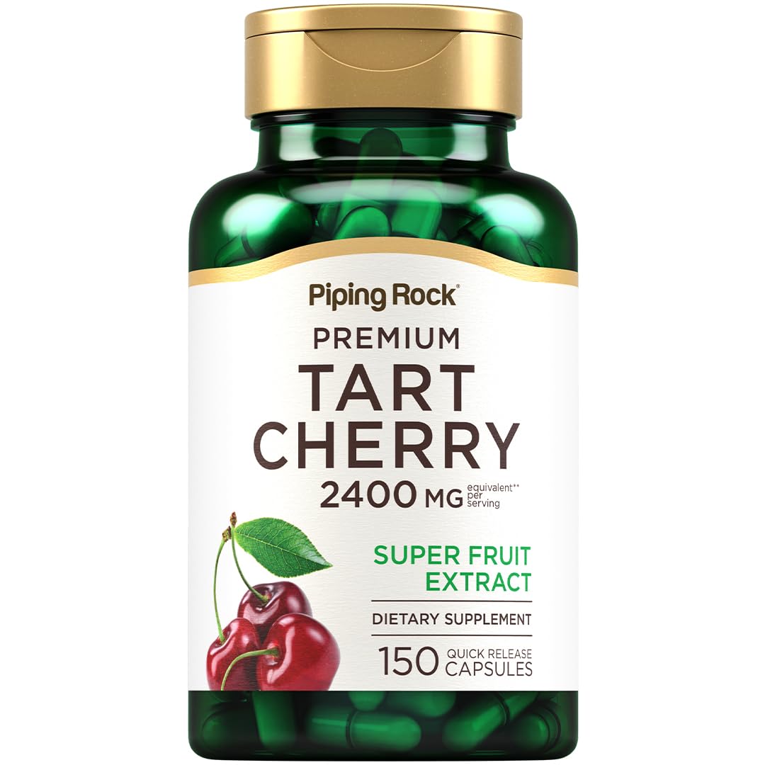 Piping Rock Extrait de Cerise Acide 150 Capsules devant