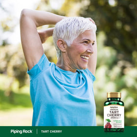 Piping Rock Extrait de Cerise Acide 150 Capsules ouvertes