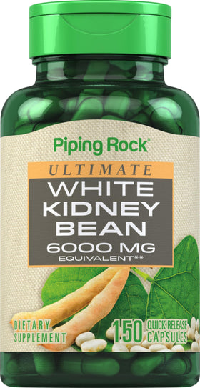 Piping Rock Extrait de Haricot Blanc 150 Capsules, vue avant