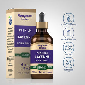 Piping Rock Extrait de Piment de Cayenne 118 ml vue arrière