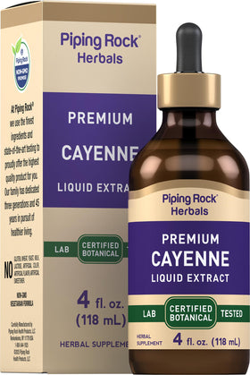 Piping Rock Extrait de Piment de Cayenne 118 ml vue avant