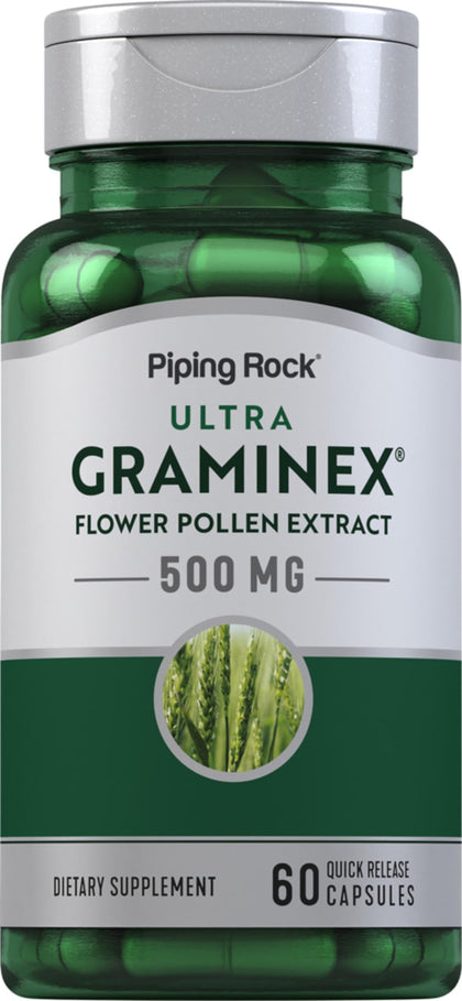 Piping Rock Extrait de Pollen de Fleurs 500mg - Emballage avant