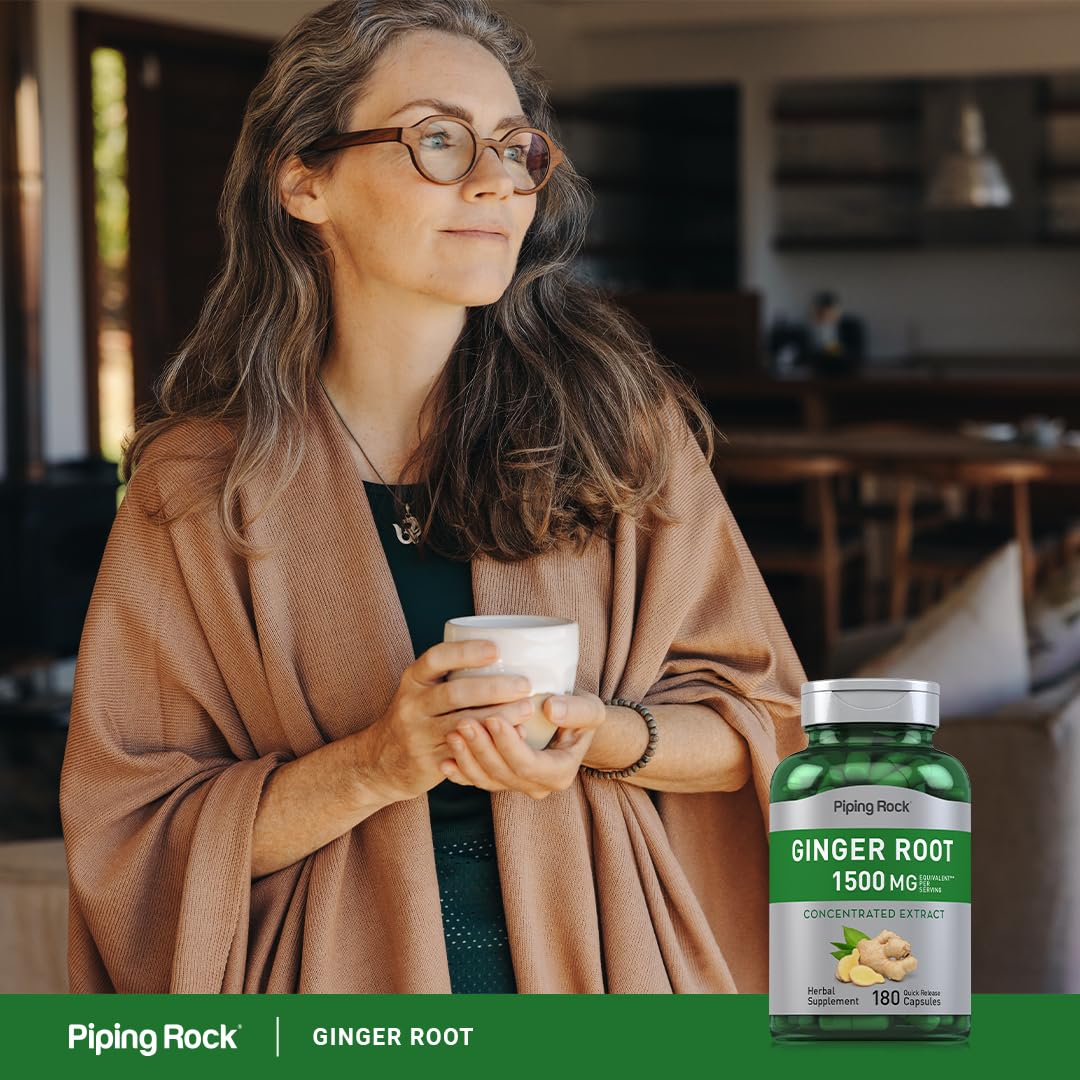 Piping Rock Extrait de Racine de Gingembre avec d'autres compléments alimentaires
