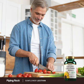 Piping Rock gélules de lécithine de tournesol 3600 mg avec des ingrédients