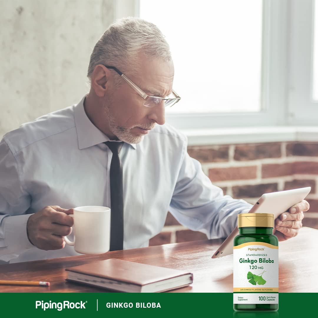 Piping Rock Ginkgo Biloba 120mg laboratory tested