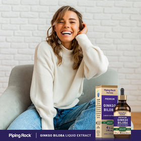 Piping Rock Ginkgo Biloba 4 fl oz en contexte de bien-être