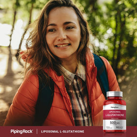Piping Rock Glutathione Liposomal 500mg dans un environnement de vie