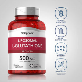 Piping Rock Glutathione Liposomal 500mg packaging