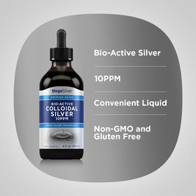 Piping Rock Gouttes de Silver Colloïdal 120 ml avec étiquette