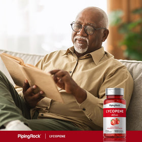 Piping Rock Lycopène 40 mg - Flacon avec étiquette