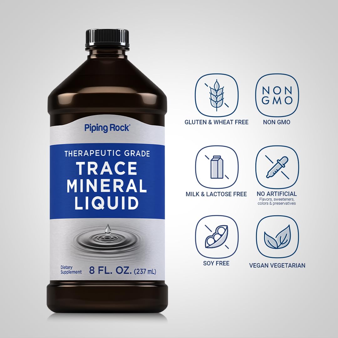 Piping Rock Minéraux Trace Liquide 340g illustration des ingrédients