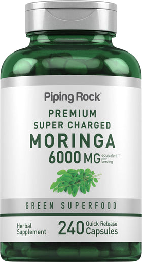 Piping Rock Moringa Oleifera 240 Capsules vue avant