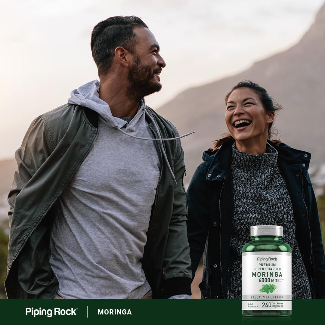 Piping Rock Moringa Oleifera avec ingrédients