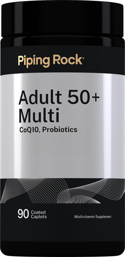 Piping Rock Multivitamines 50+ 90 comprimés enrobés