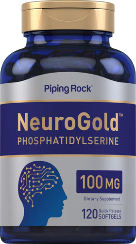 Piping Rock Phosphatidylserine 100 mg 120 gélules molles vue de face