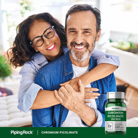 Piping Rock Picolinate de Chrome sur un fond neutre