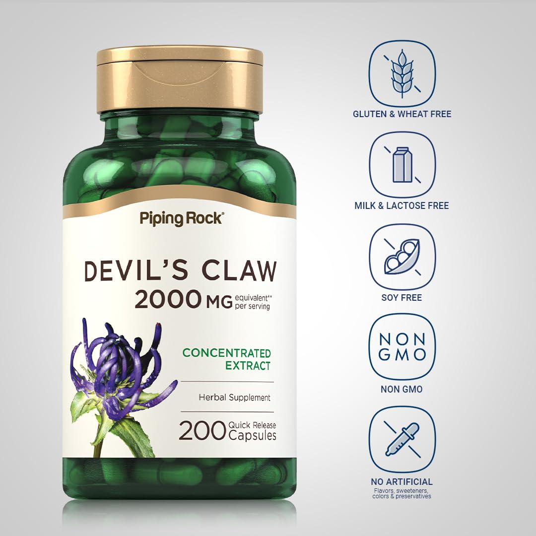 Piping Rock Piqure de Diable 200 Capsules côté