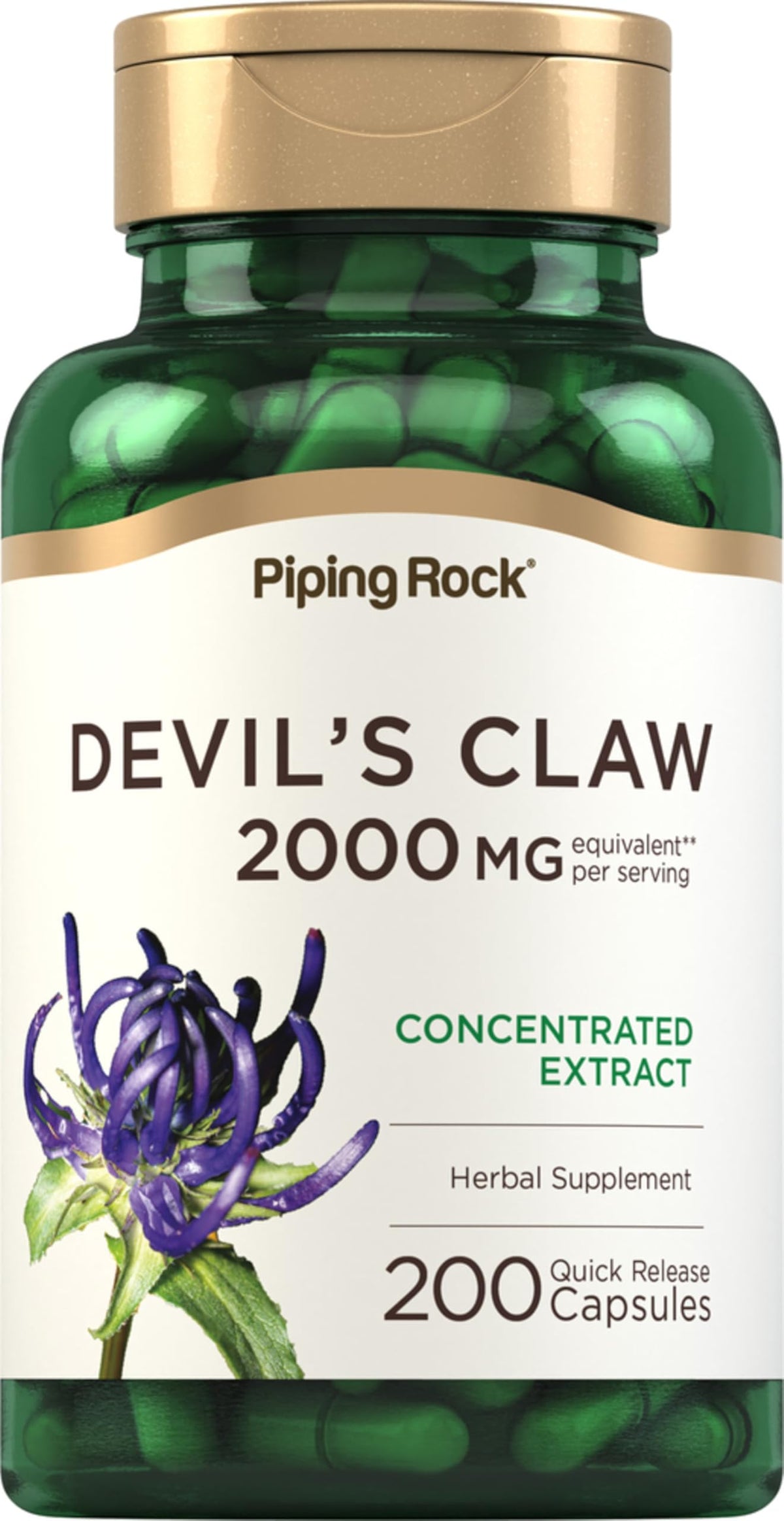 Piping Rock Piqure de Diable 200 Capsules vue avant