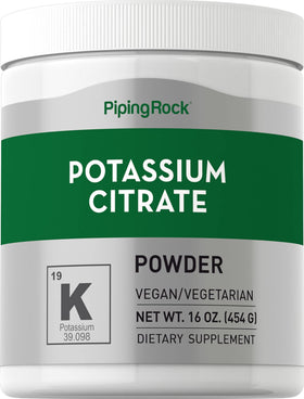 Piping Rock Poudre de Citrate de Potassium 454g - vue avant
