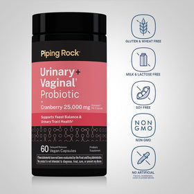 Piping Rock Probiotique Capsules vegan de couleur claire