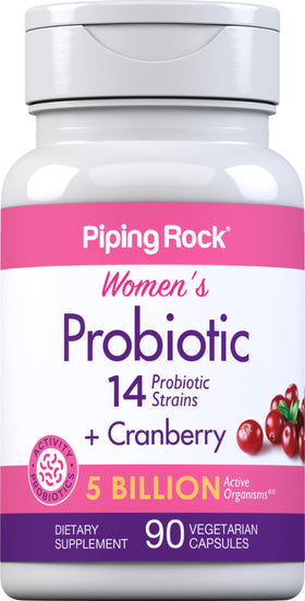 Piping Rock Probiotique Femme 90 Capsules vue avant