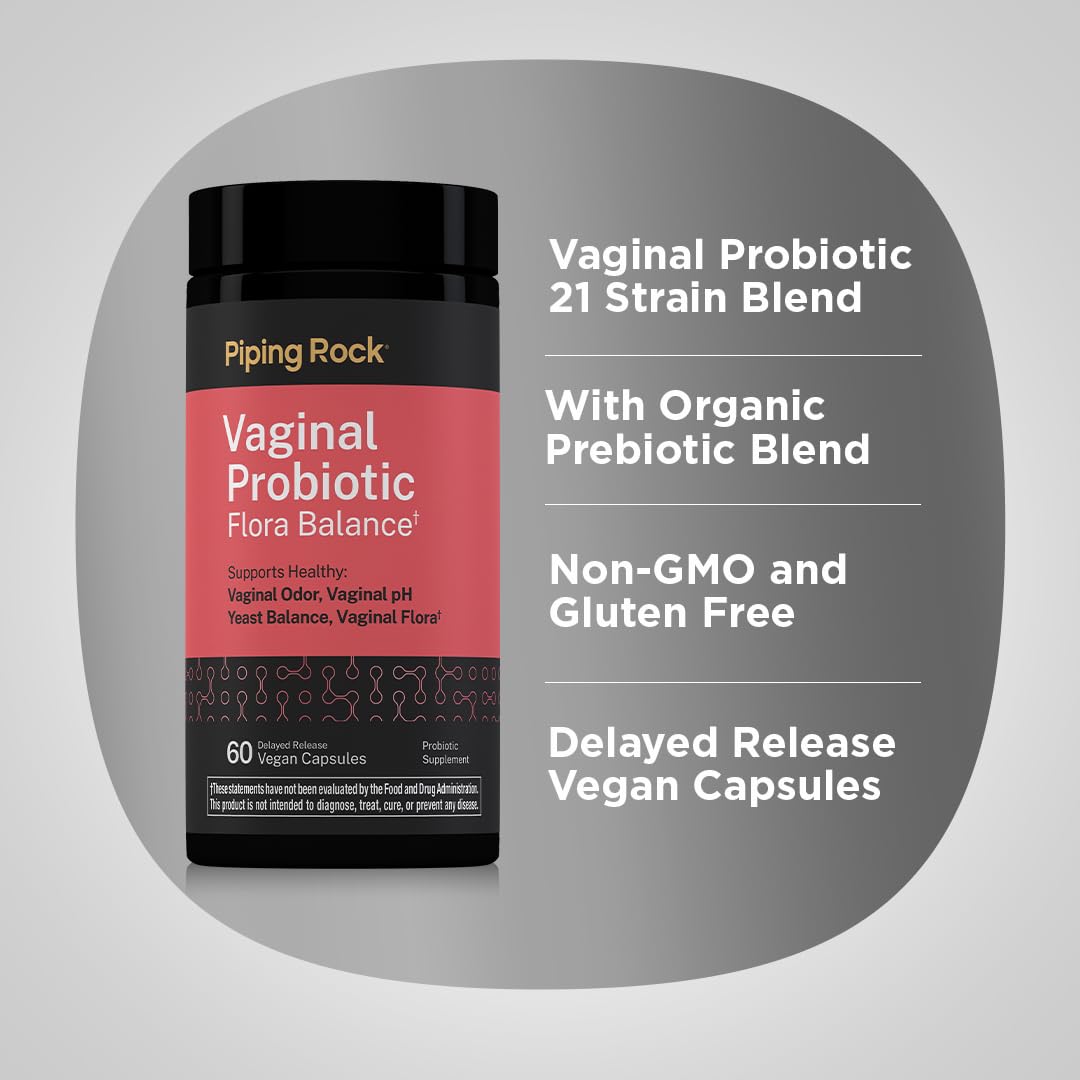Piping Rock Probiotiques Vaginales 60 capsules en mode de vie