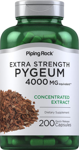 Piping Rock Pygeum 200 Capsules Extrait Concentré vue de face
