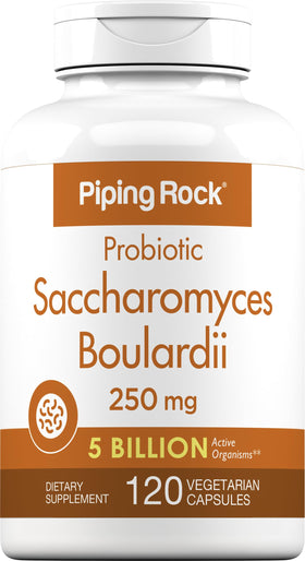Piping Rock Saccharomyces Boulardii 500 mg complément alimentaire vue avant