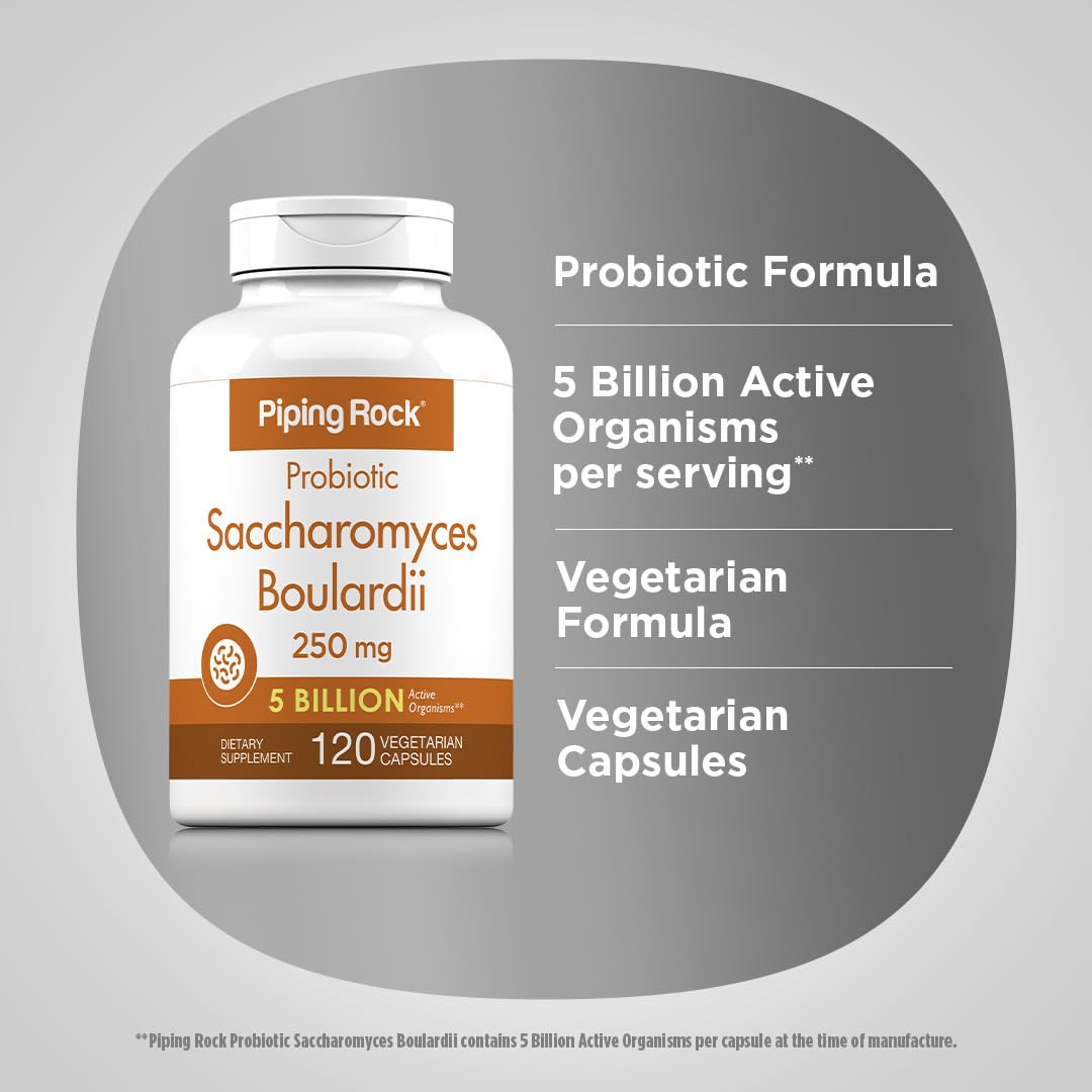 Piping Rock Saccharomyces Boulardii 500 mg en mode de vie